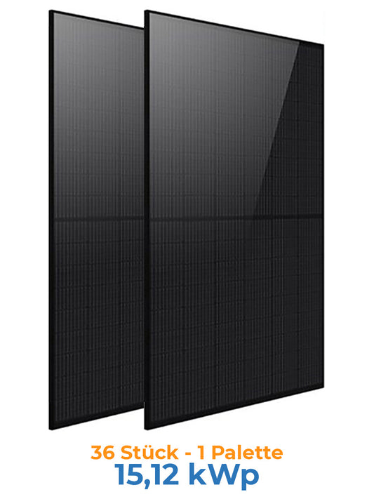 36x PV-Modul | 1x Palette | EITAI ETHM420M | 15,12kWp | Full Black